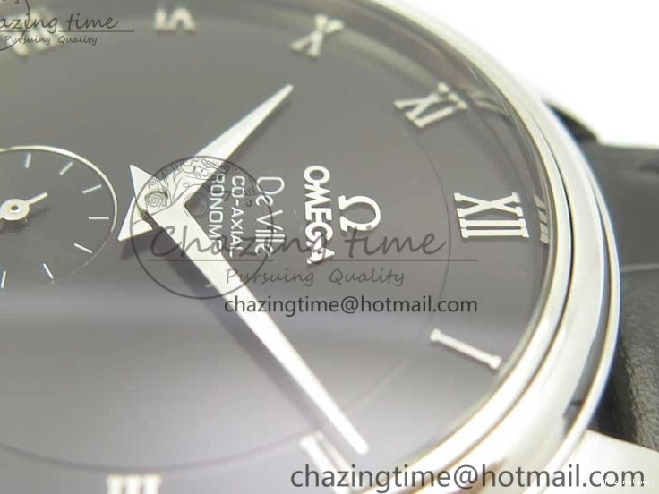 0413 De Ville Prestige Small Second TWF 1:1 Best Edition Black Dial on Black Leather Strap MIYOTA Resilient 8037